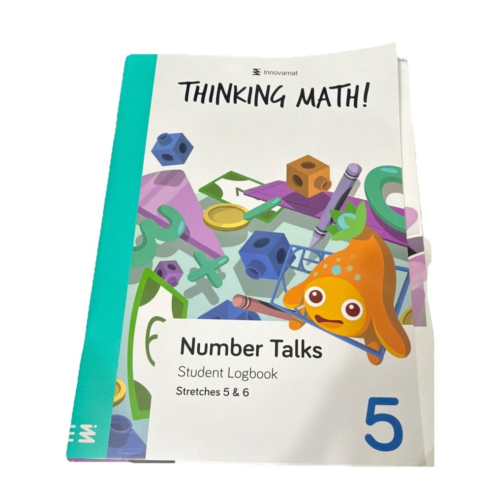 Innovamat Thinking Math! Number Talks Student Logbook Stretches 5-6, Grade 5